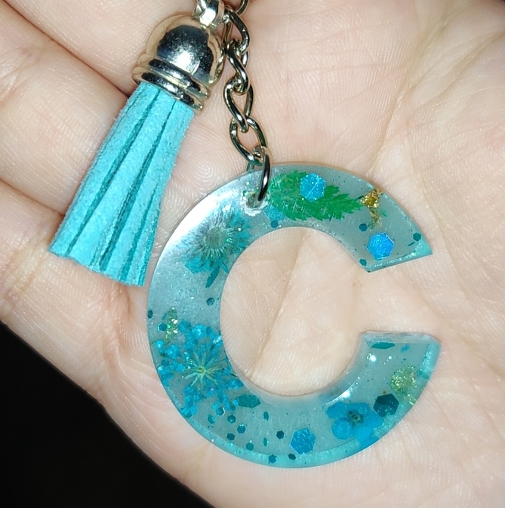 Letter keychains